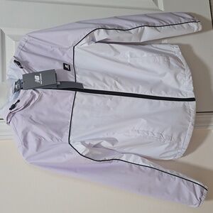 🆕️ New Balance Lavender and White Windbreaker